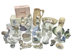 Five Lladro figures