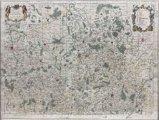Guillaume Delisle (French 1675-1726): 'Carte du Partie Septentrionale du Duche de Bourgogne'