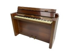 Evestaff Minipiano - mid-20th century mahogany framed upright piano