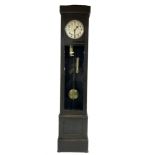 20th century Art Deco- oak cased 8-day longcase clock c1930