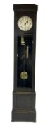 20th century Art Deco- oak cased 8-day longcase clock c1930