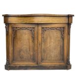 William IV rosewood serpentine chiffonier