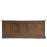 Illingworth Ingham and Co. School Furnishers (Leeds c1900) - early 20th century oak rostrum or headm