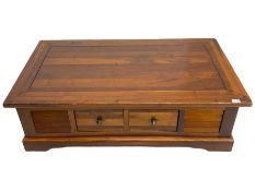 20th century French cherry wood coffee table