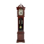 Late 20th century - Mahogany cased spring driven longcase clock