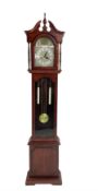 Late 20th century - Mahogany cased spring driven longcase clock