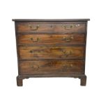 George III stained mahogany chest