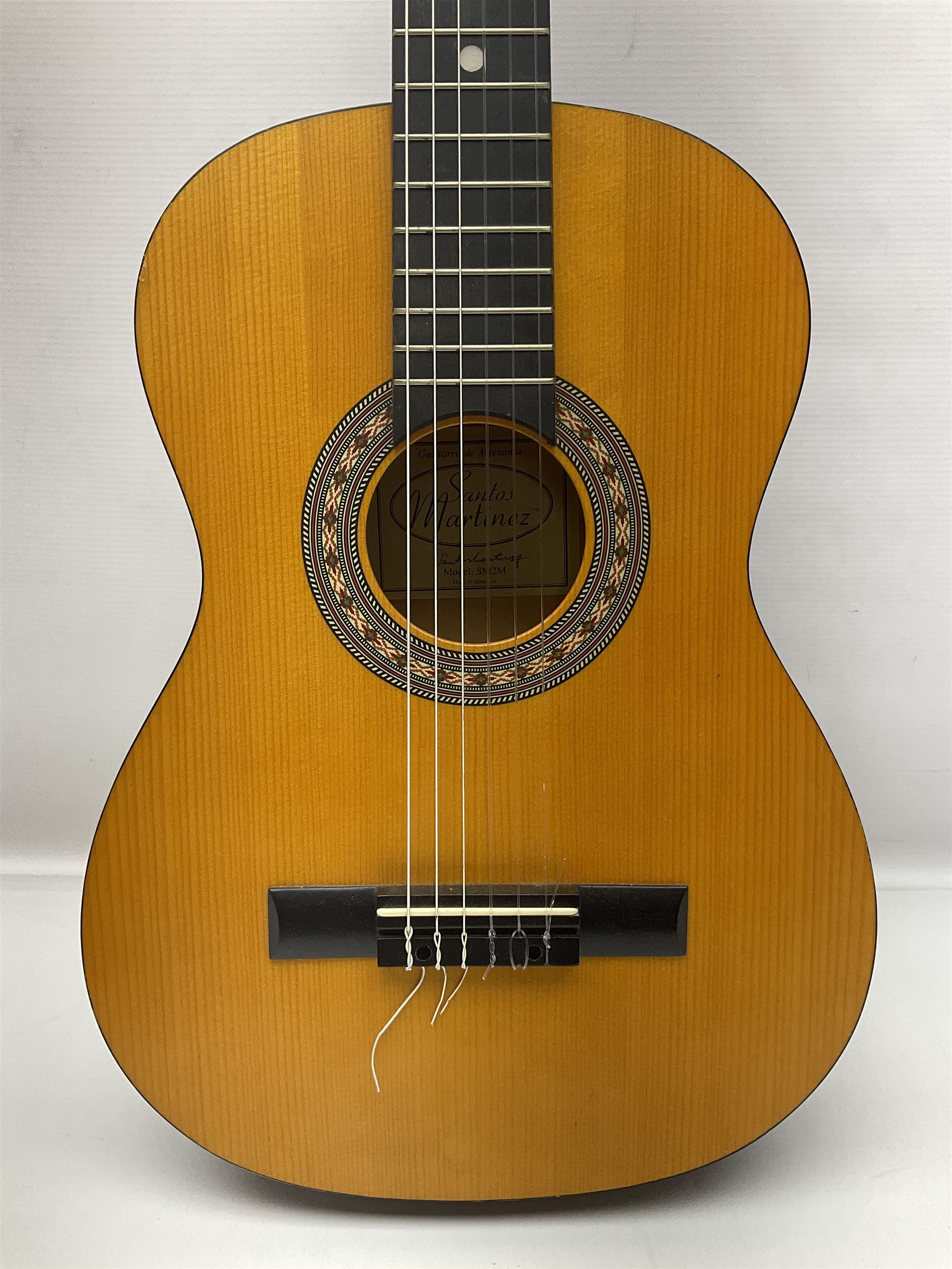 Romanian Santos Martinez three-quarter/child size classical guitar - Image 2 of 14