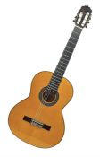 2019 A. Burguet Valencia hand made Flamenco guitar model IF-001 with spruce top and cypress wood bac