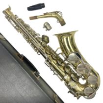 Czechoslovakian Boosey & Hawkes Powertone alto saxophone