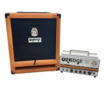 Orange 'Terror Bass' 500 watts Class D Hybrid Bass Amplifier; serial no.03742-0814; L30cm; and Orang