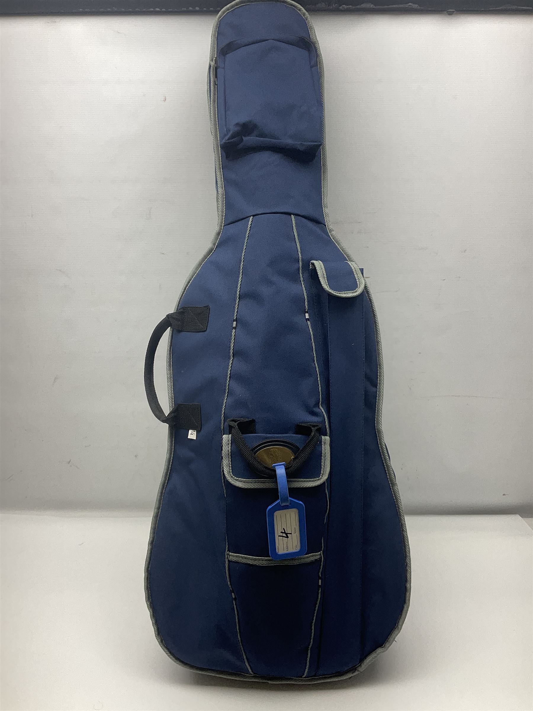 Stentor Student I quarter-size cello with 59.5cm two-piece maple back and ribs and spruce top; bears - Image 19 of 19