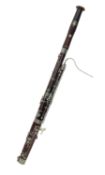 Schreiber & Sohne four-piece bassoon