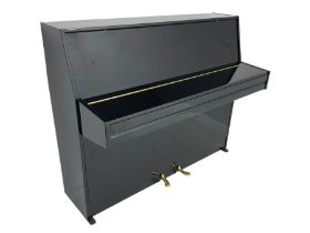 Steinmayer - contemporary upright piano in a black lacquered case
