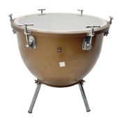 Timpani drum with coppered finish to the bowl