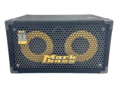 Markbass Traveller 120P 2 x 8" speaker cabinet; 400 watts 8 ohms; serial no.V1012194; H59cm
