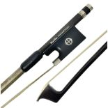 CodaBow Diamond nickel mounted carbon fibre violin bow L74.5cm