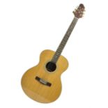 Woodstock model no.WHW41J203 acoustic guitar with mahogany back and sides and spruce top