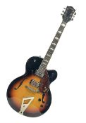 Gretsch G2420/ABB semi-acoustic guitar with three-tone sunburst finish