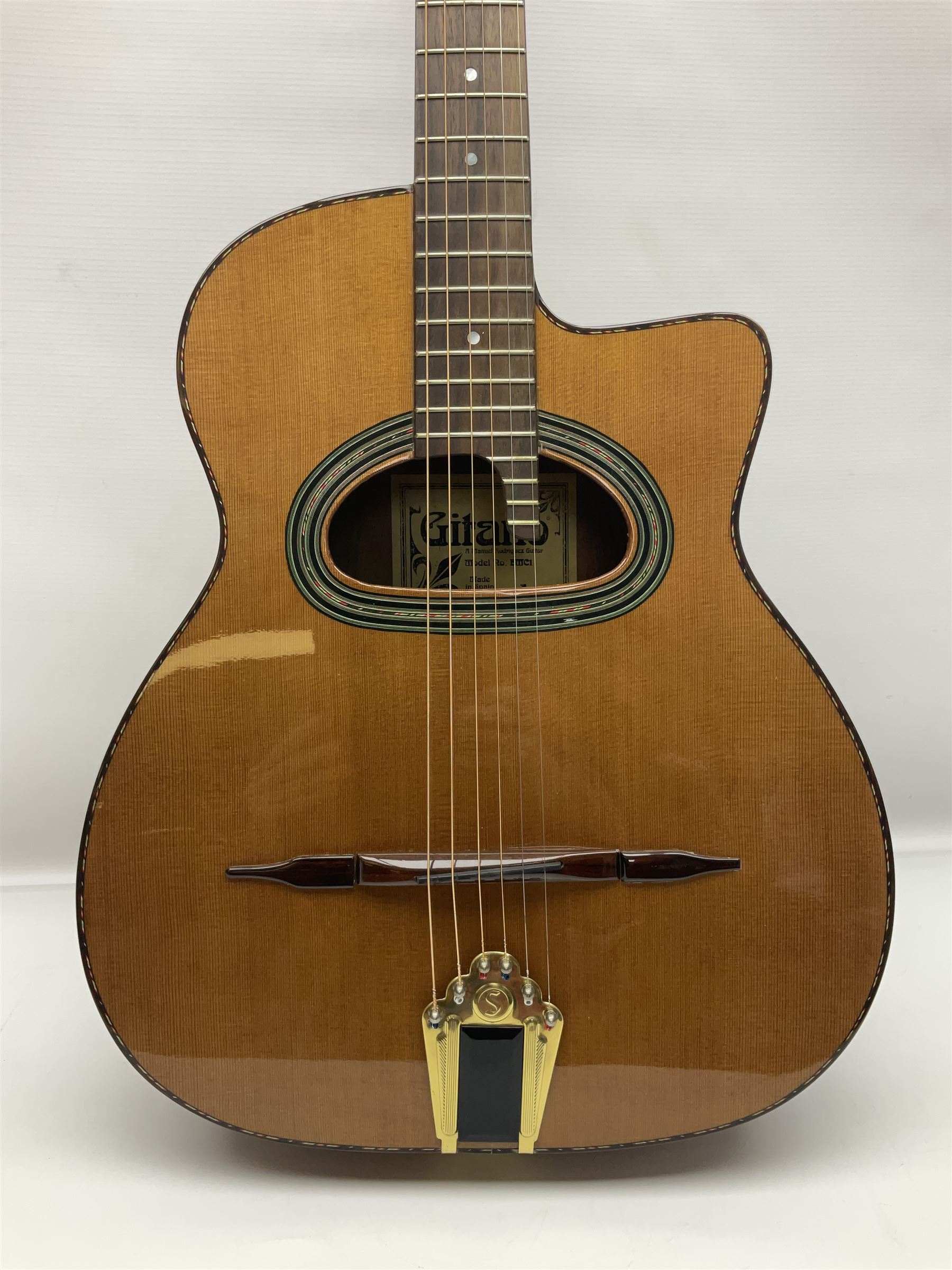 Spanish Gitano Manuel Rodriguez EMC1 Maccaferri acoustic guitar - Image 5 of 20