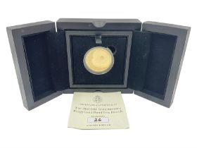 Queen Elizabeth II Bailiwick of Jersey 2022 'RBL Remembrance Poppy' gold proof five pound coin