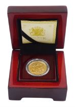 Queen Elizabeth II 2015 gold full sovereign coin