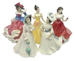 Five Royal Doulton figures