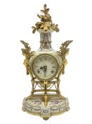 Franklin Mint; Marie Antoinette flowers of Versailles clock