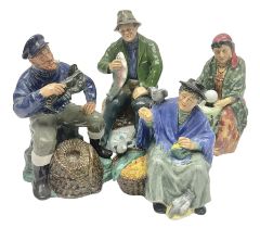 Four Royal Doulton figures