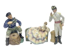 Three Royal Doulton figures