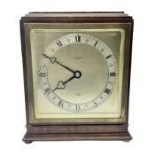 Elliott mahogany cased mantel clock