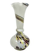 Tall Murano glass vase
