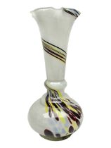 Tall Murano glass vase