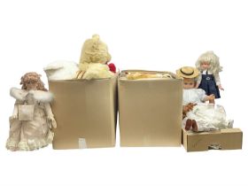 Collection of teddy bears