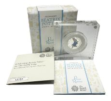 The Royal Mint United Kingdom 'Peter Rabbit' 2017 silver proof fifty pence coin