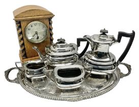 Walker and Hall silver plated tea set