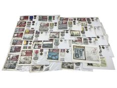 Collection of Victoria Cross Heroes Campaign Collection stamp covers
