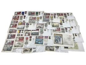 Collection of Victoria Cross Heroes Campaign Collection stamp covers