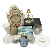 Limited edition 'The Flanders Fields' Heirloom Porcelain quartz mantel clock