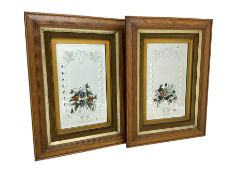 Pair of early 20th century wall mirrors