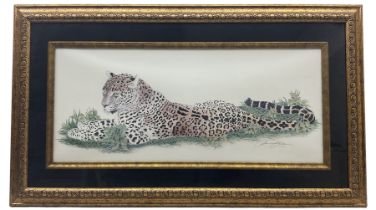 Large framed tiger print