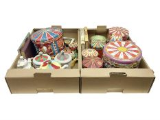 Collection of circus and fairground collectables
