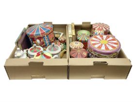 Collection of circus and fairground collectables