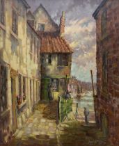 Donald Gray Midgely (British 1918-1995): Tin Ghaut Whitby