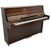 Offenbach - mid-20th century Sapele Mahogany cased upright piano