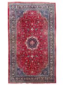 Persian Mahal crimson ground carpet