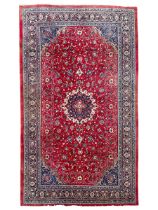 Persian Mahal crimson ground carpet