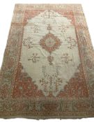 Large Persian pale sage ground carpet