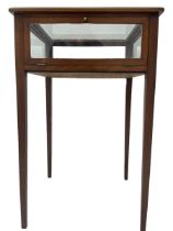 Edwardian inlaid mahogany bijouterie cabinet