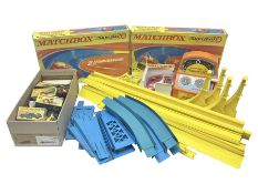 Matchbox Superfast track racing Set with Superbooster and two boxed SF-17 Slipstream Curves; togethe